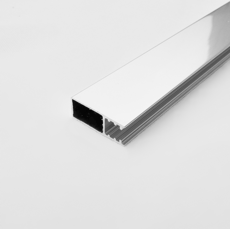 Polishing Surface Sliding Rail Frame Aluminum Profile for Kitchen Cabinet Wardrobe