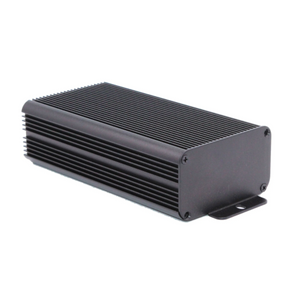 Extruded Aluminum Electronic Housing with Custom Machining End Panel