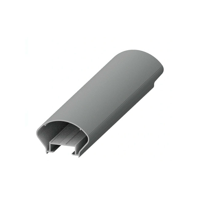 Grey Powder Coated Aluminum Hand Railing Extruded Profile