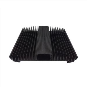 Anodized Aluminum Extrusion Profile Customize Motor Housing With Cooling Fins